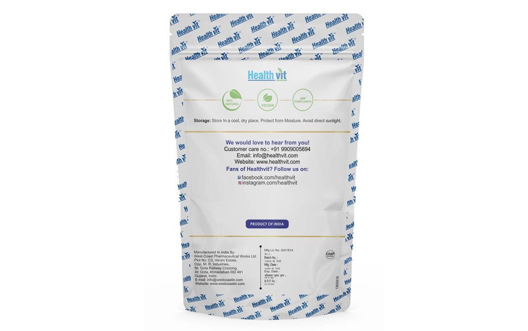 Health Vit Lotus Powder (Nelumbium Speciosum)   Pack  100 grams